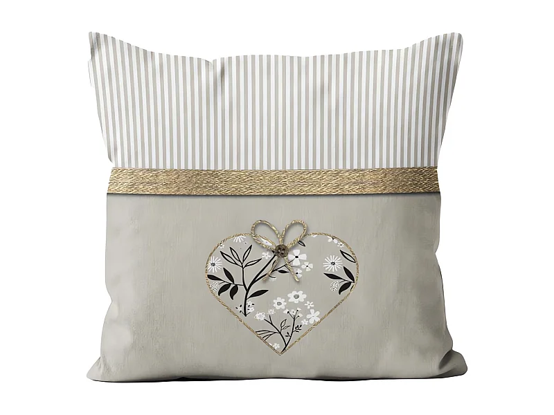 Cojín de algodón 40x40 cm AIMEE, por Soleil d'Ocre