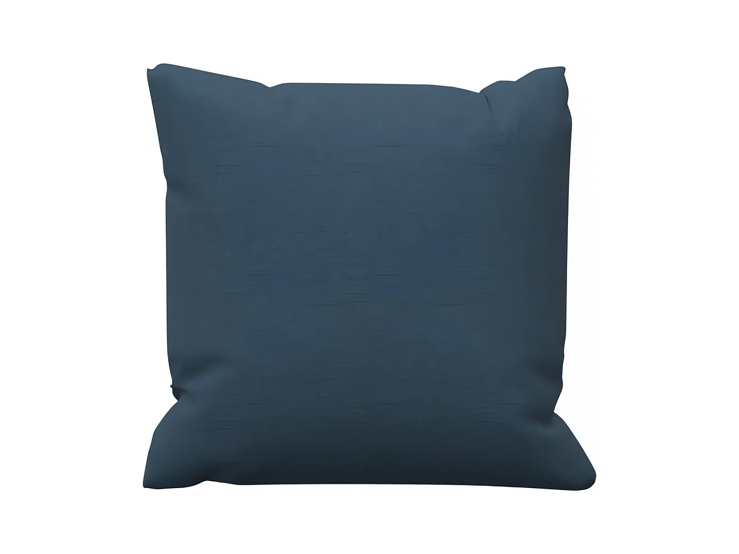 Coussin en coton 40x40 cm PANAMA bleu canard, par Soleil d'Ocre