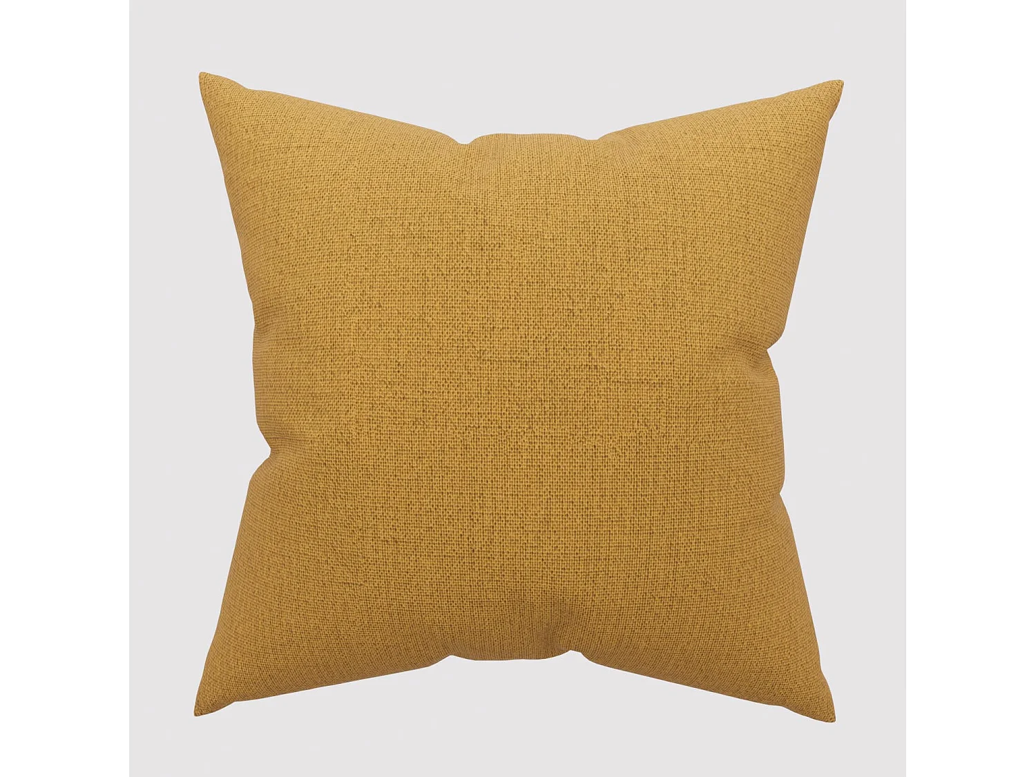 Cojín decorativo 45x45 cm Mostaza Eclipse, de Soleil d'ocre