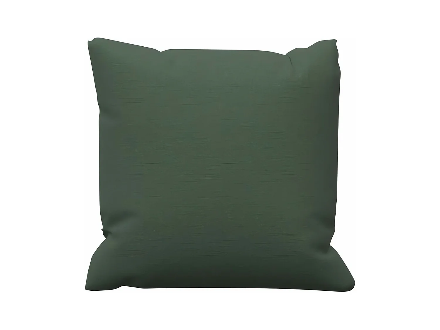 Coussin en coton 40x40 cm PANAMA kaki, par Soleil d'Ocre