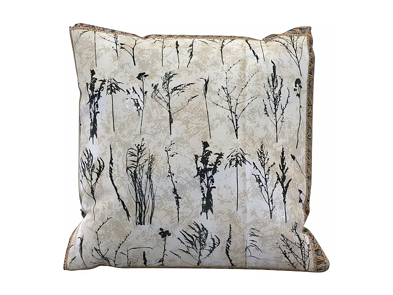 Cojín de puro algodón 40x40 cm AMBER, de Soleil d'Ocre