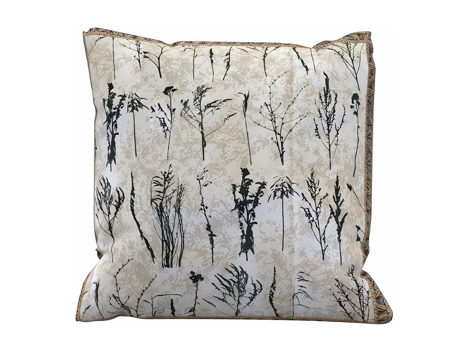 Cojín de puro algodón 40x40 cm AMBER, de Soleil d'Ocre