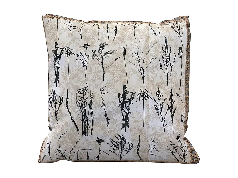 Cojín de puro algodón 40x40 cm AMBER, por Soleil d'Ocre