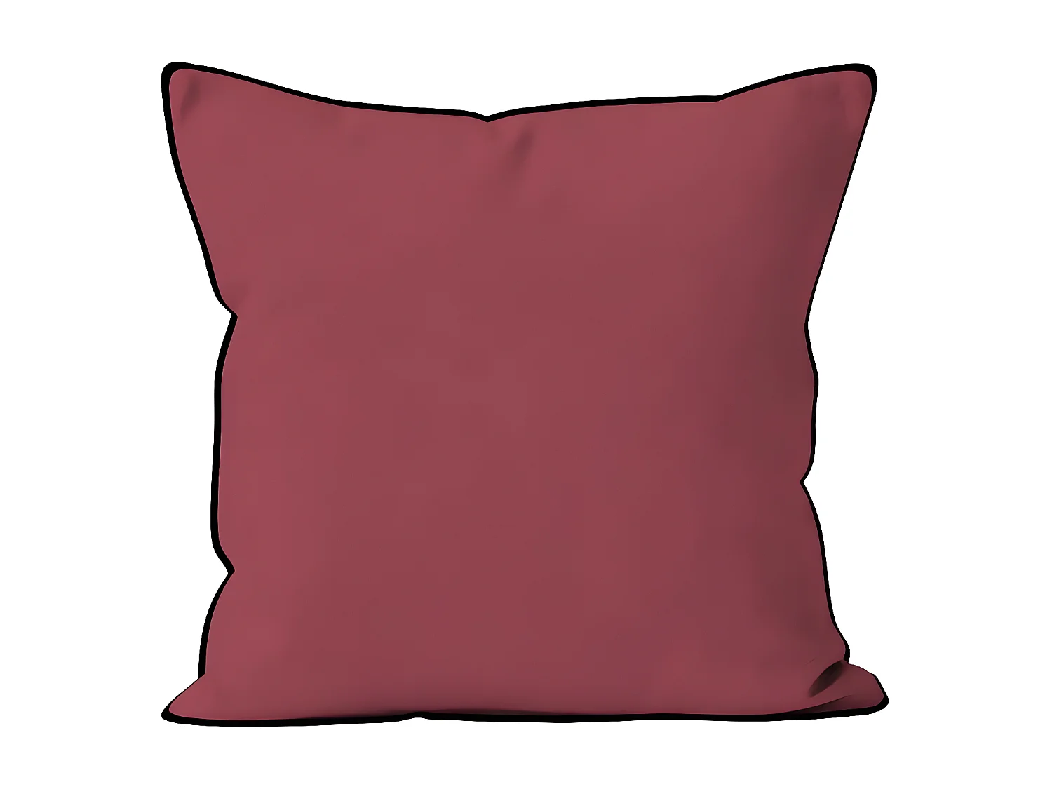 Cojín de microfibra lavado 60x60 cm BOHEME frambuesa