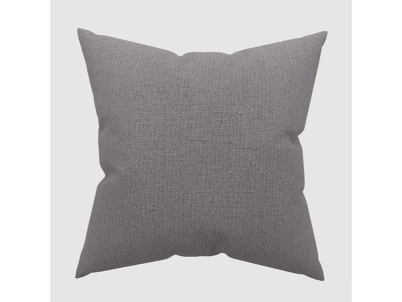 Coussin décoratif 45x45 cm Eclipse gris, par Soleil d'ocre