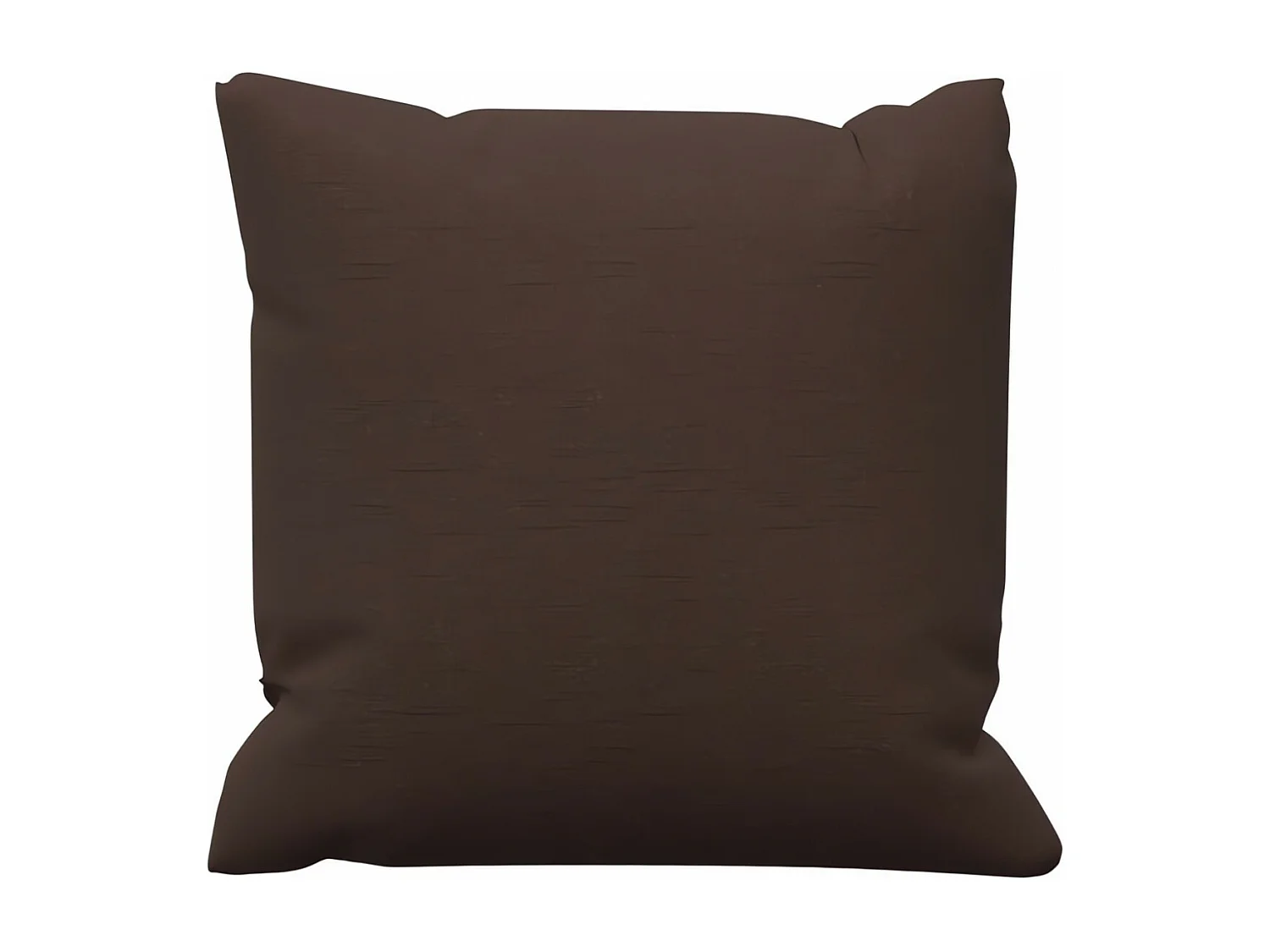 Coussin en coton 40x40 cm PANAMA brun, par Soleil d'Ocre