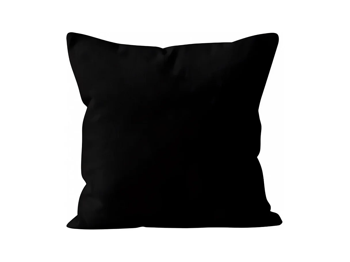 Coussin déhoussable 60x60 cm ALIX noir, par Soleil d'ocre