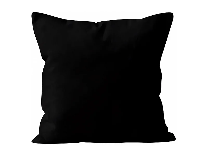Coussin déhoussable 60x60 cm ALIX noir, par Soleil d'ocre