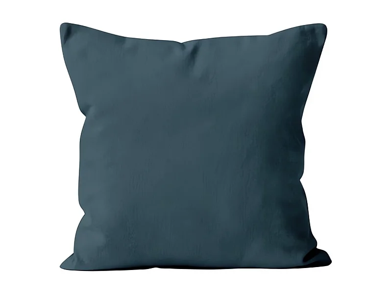 Coussin déhoussable 40x40 cm ALIX bleu celadon, par Soleil d'ocre