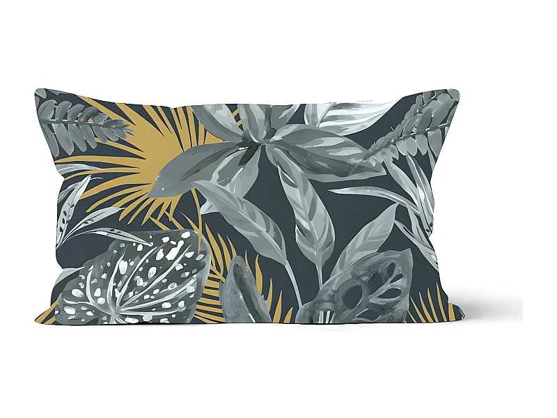 Coussin velours 32x50 cm TROPIC, par Soleil d'Ocre