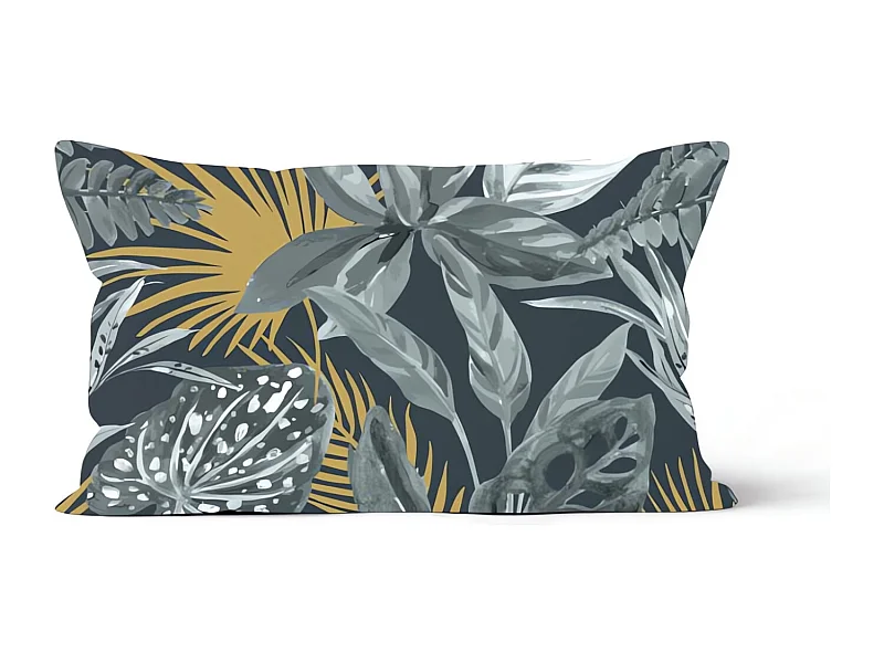 Coussin velours 32x50 cm TROPIC, par Soleil d'Ocre