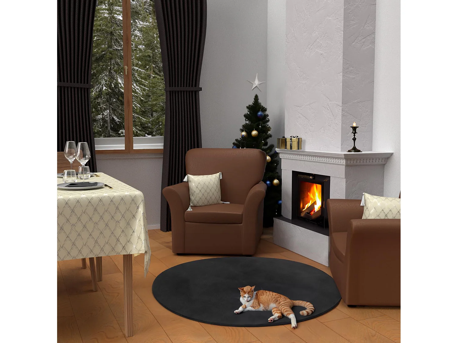 Coussin festif en pur coton 40x40 cm CELESTE argent, par Soleil d'Ocre