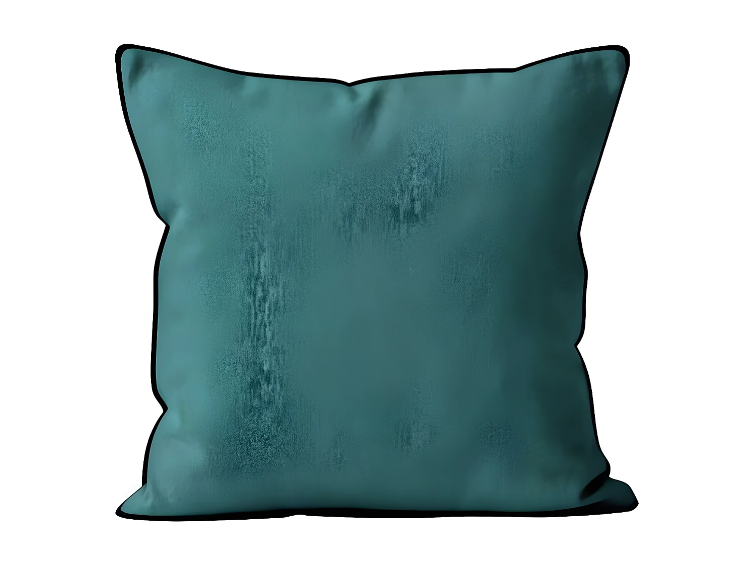 Coussin en microfibre lavée 40x40 cm BOHEME bleu celadon, par Soleil d'Ocre