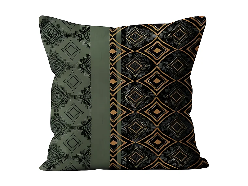 Coussin en velours 40x40 cm VELVET V02, par Soleil d'ocre