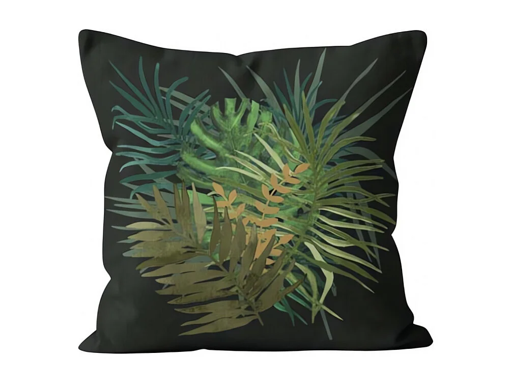 Coussin 40x40 cm AMAZONIE blanc, par Soleil d'Ocre