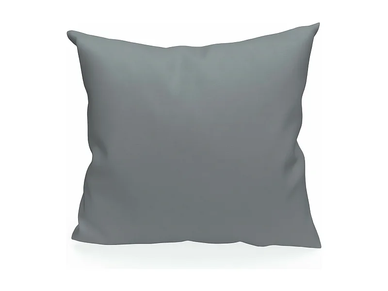 Cojín de algodón 40x40 cm PANAMA gris claro, de Soleil d'Ocre