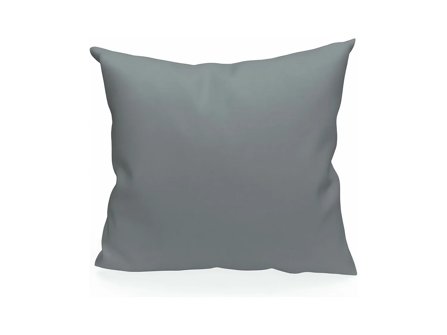 Coussin en coton 40x40 cm PANAMA gris clair, par Soleil d'Ocre