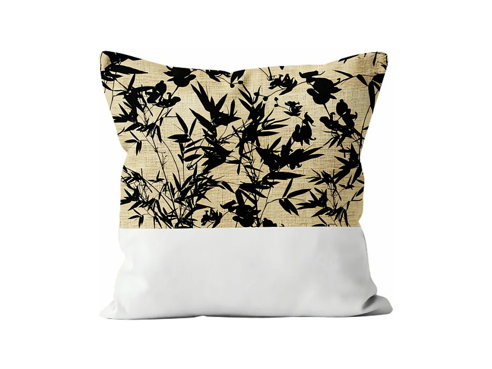 Coussin en coton 40x40 cm MAYLINE, par Soleil d'ocre