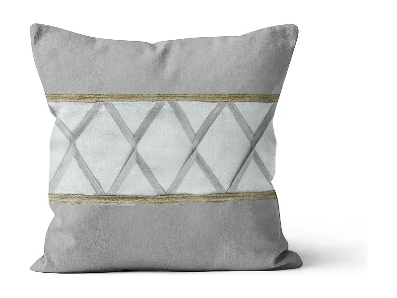 Cojín extraíble de puro algodón 40x40 cm AUDE, de Soleil d'Ocre