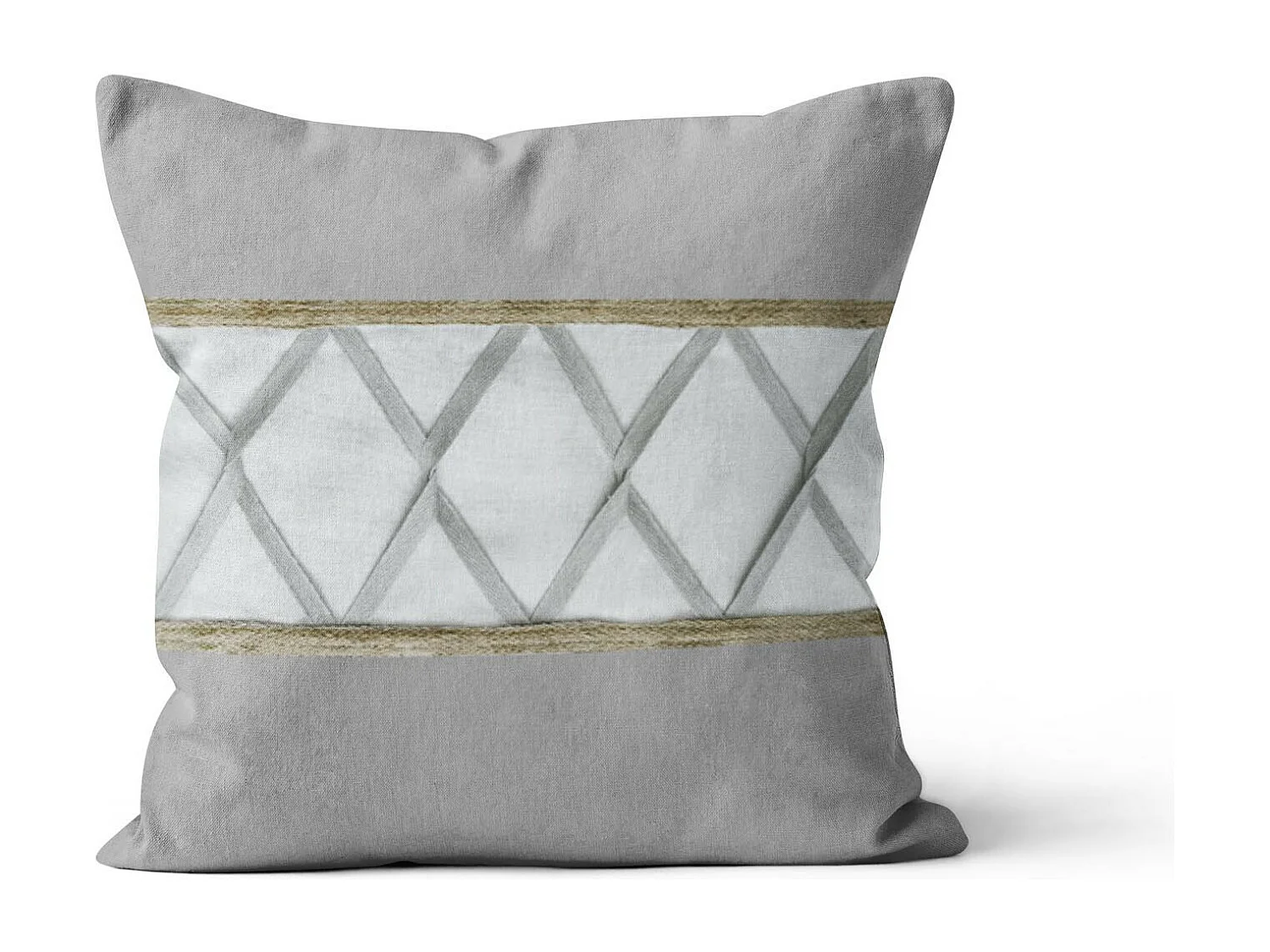 Cojín extraíble de puro algodón 40x40 cm AUDE, de Soleil d'Ocre