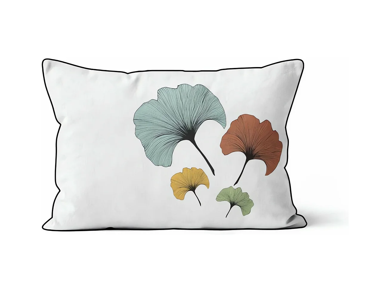 Coussin 32x50 cm GINKGO, par Soleil d'Ocre