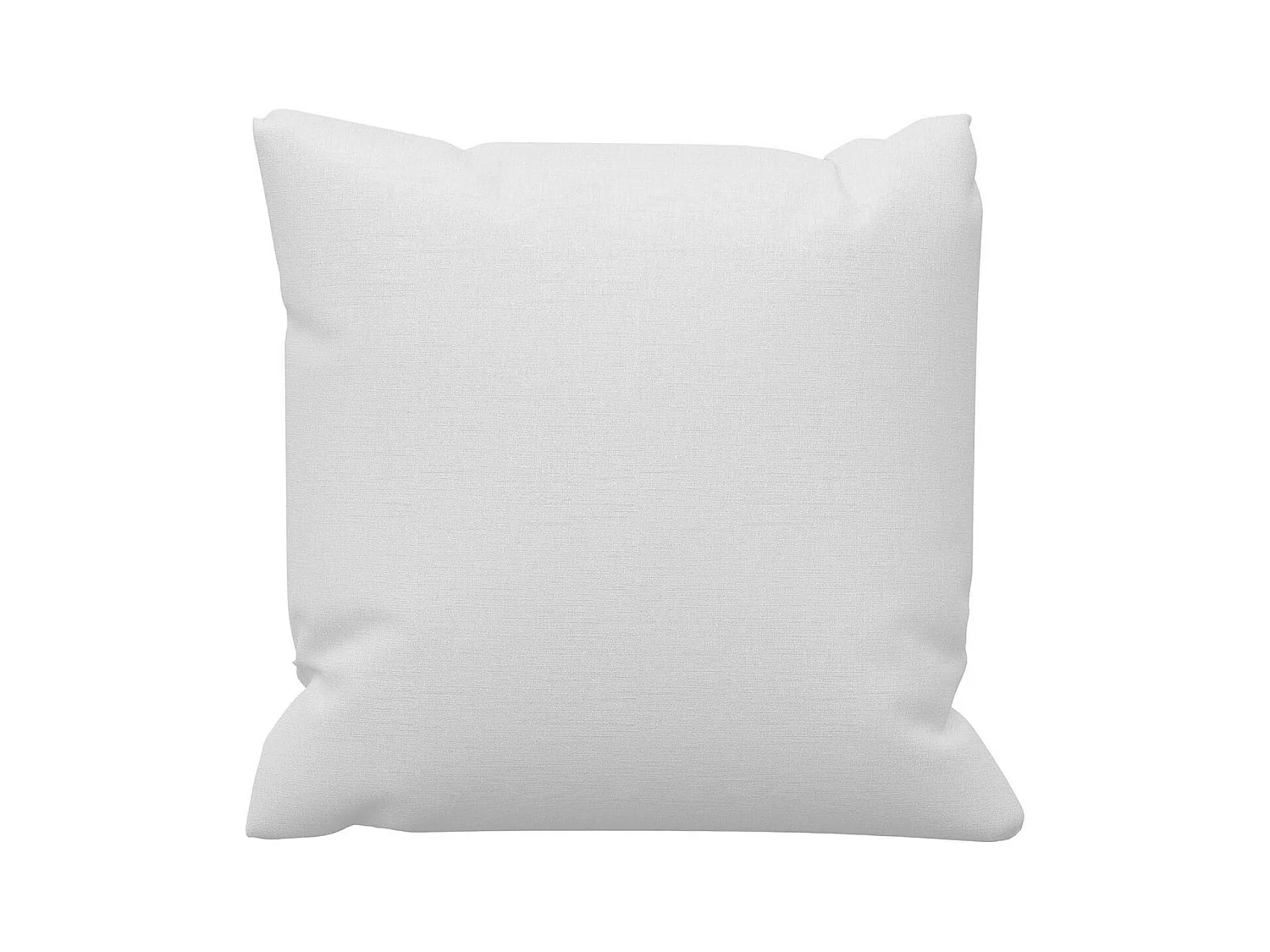 Coussin en coton 40x40 cm PANAMA blanc, par Soleil d'Ocre