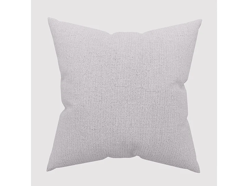 Coussin décoratif 45x45 cm Eclipse blanc, par Soleil d'ocre