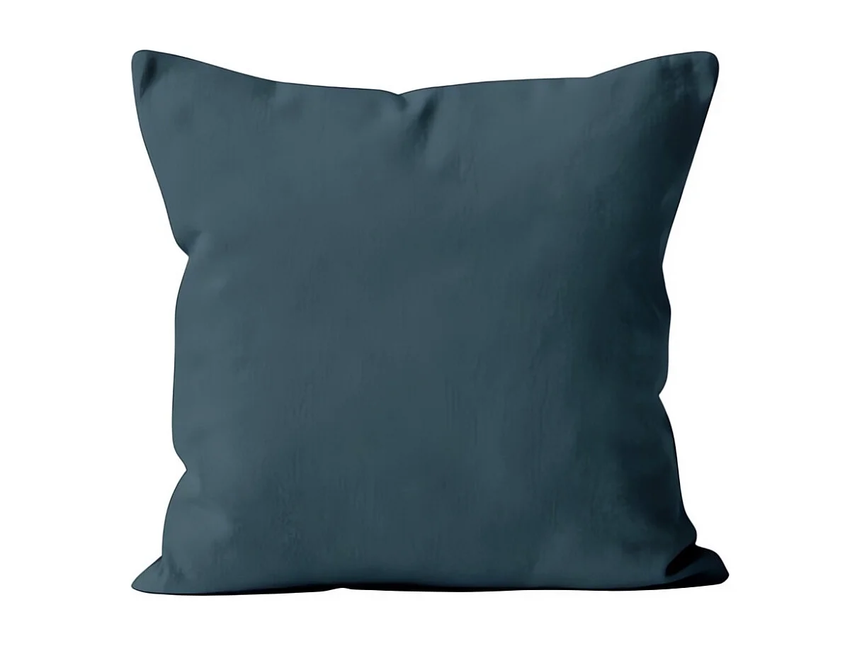 Coussin déhoussable 60x60 cm ALIX bleu celadon, par Soleil d'ocre