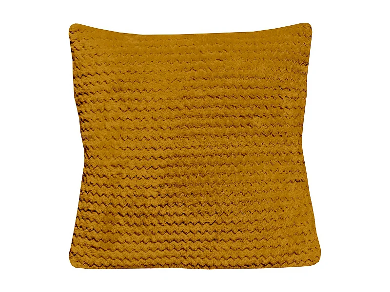 Cojín 45x45 cm COCOONING mostaza, de Soleil d'Ocre