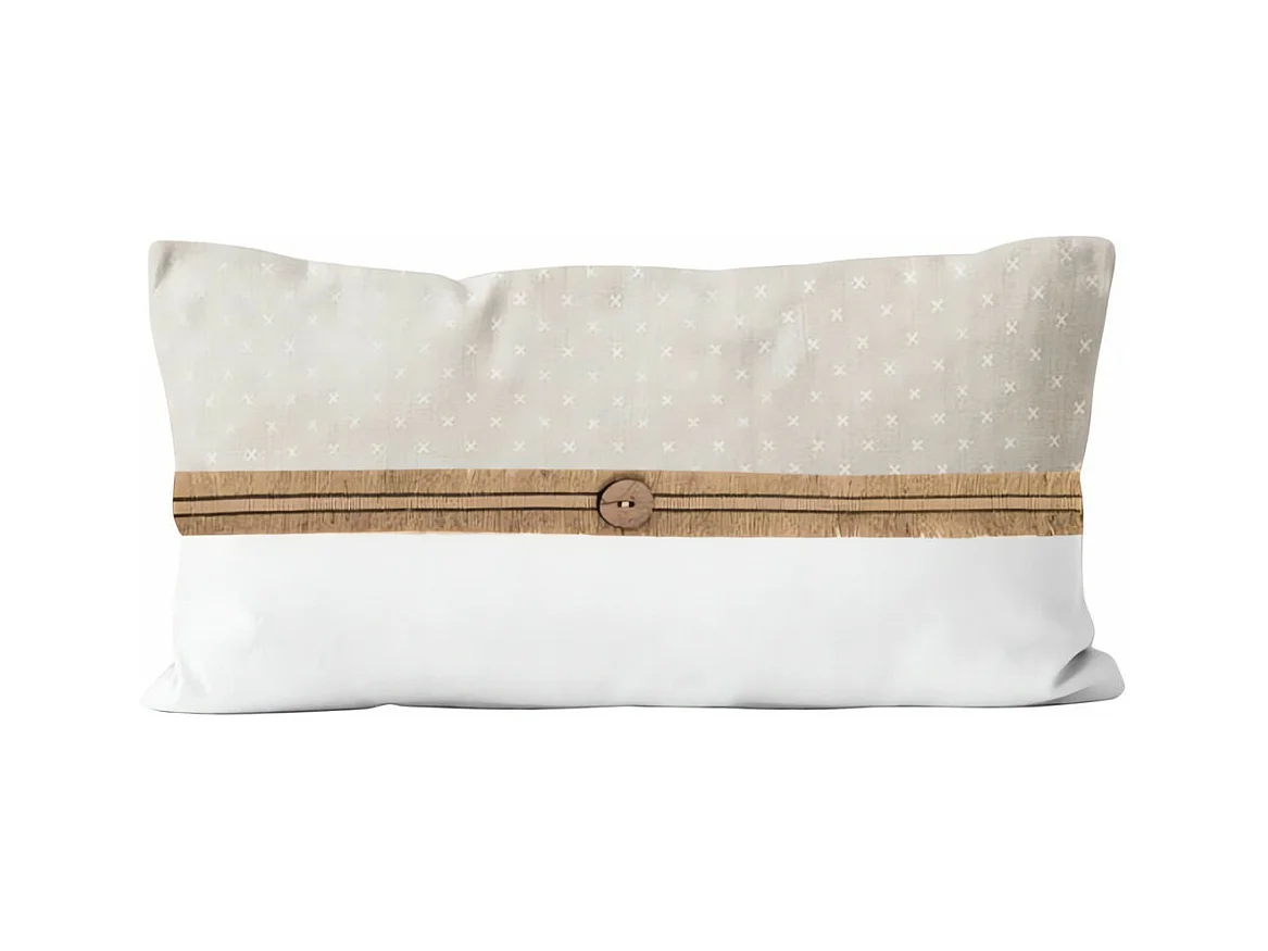 Coussin en coton 32X50 cm CANDICE, par Soleil d'Ocre