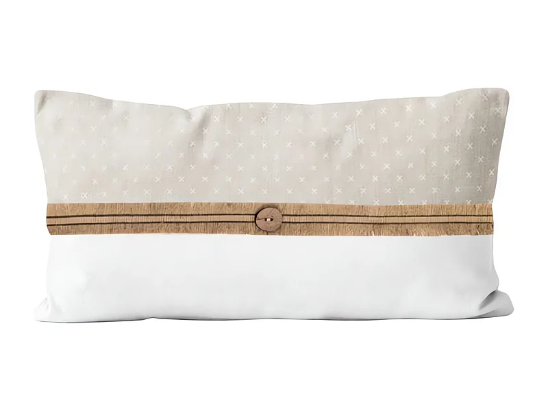 Cojín de algodón 32X50 cm CANDICE, por Soleil d'Ocre