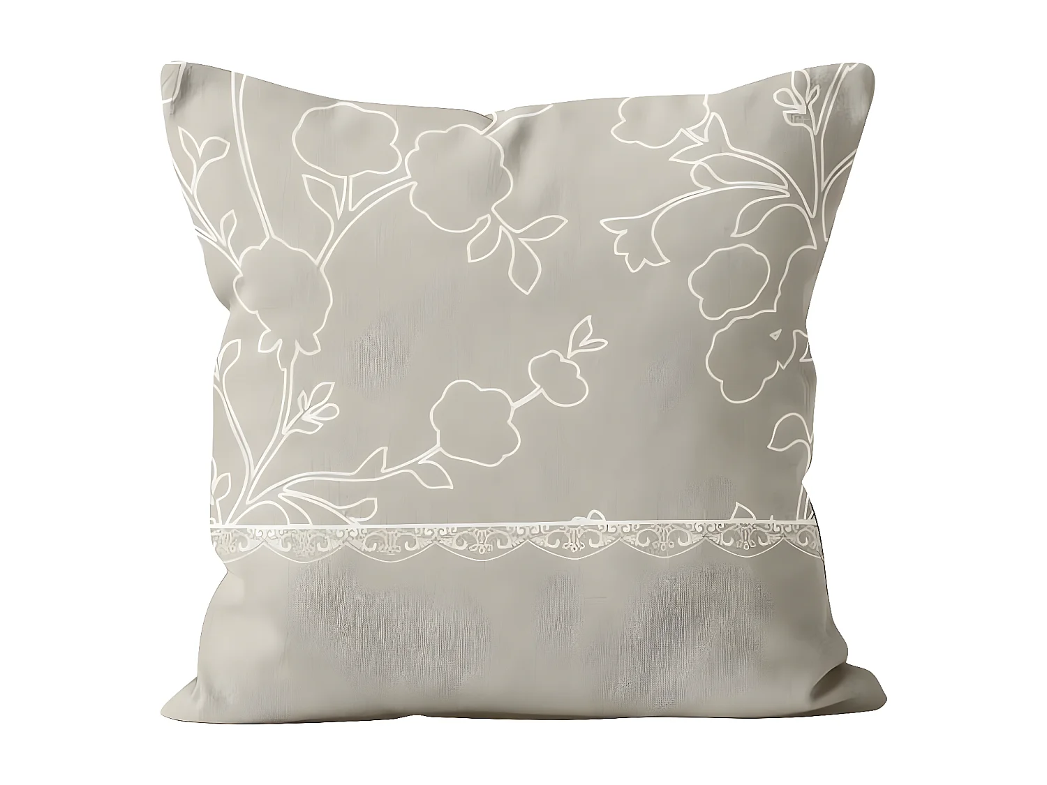 Cojín de algodón 40x40 cm ROMANCE, de Soleil d'Ocre