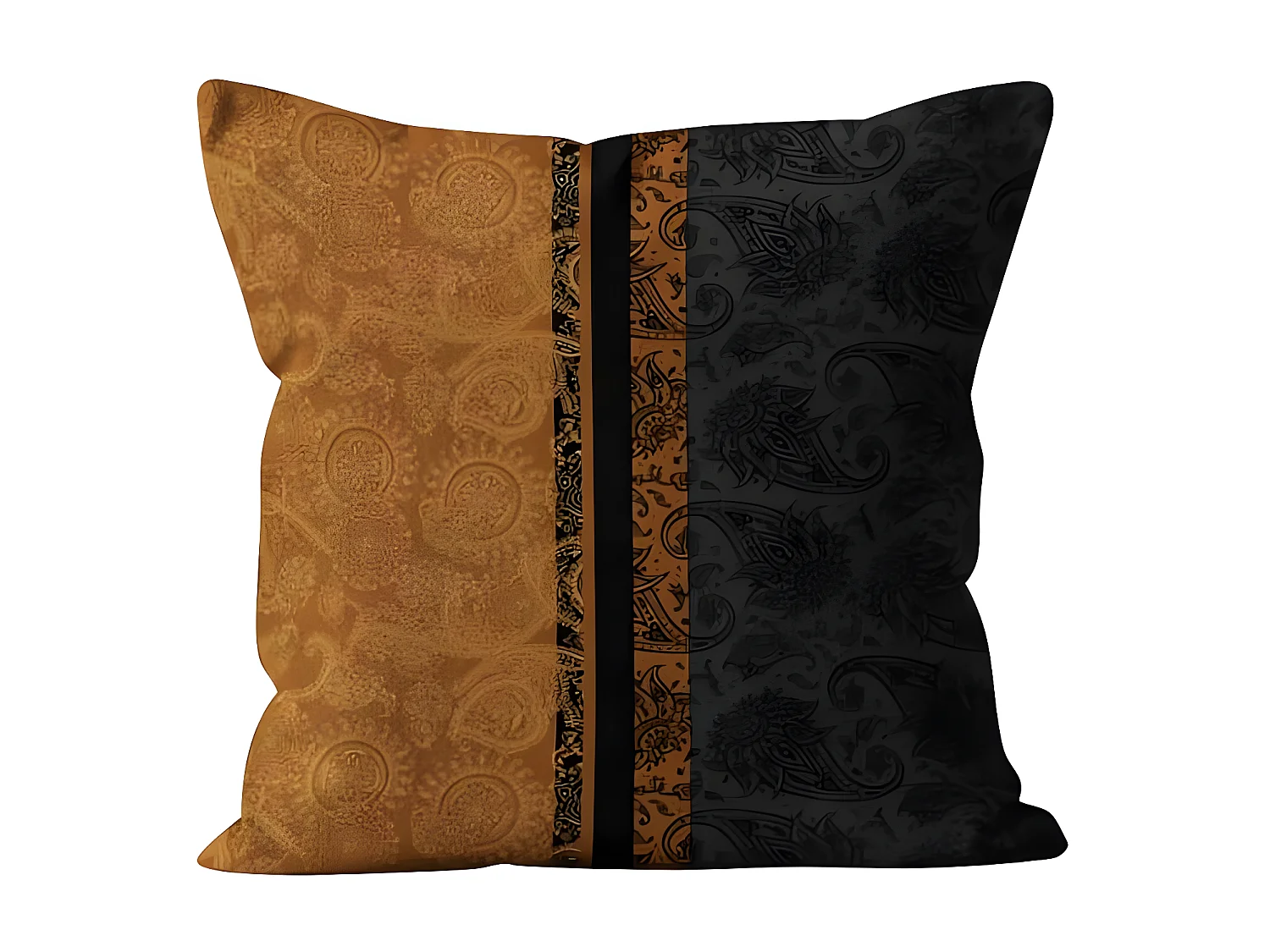 Coussin en velours 40x40 cm VELVET O02, par Soleil d'ocre