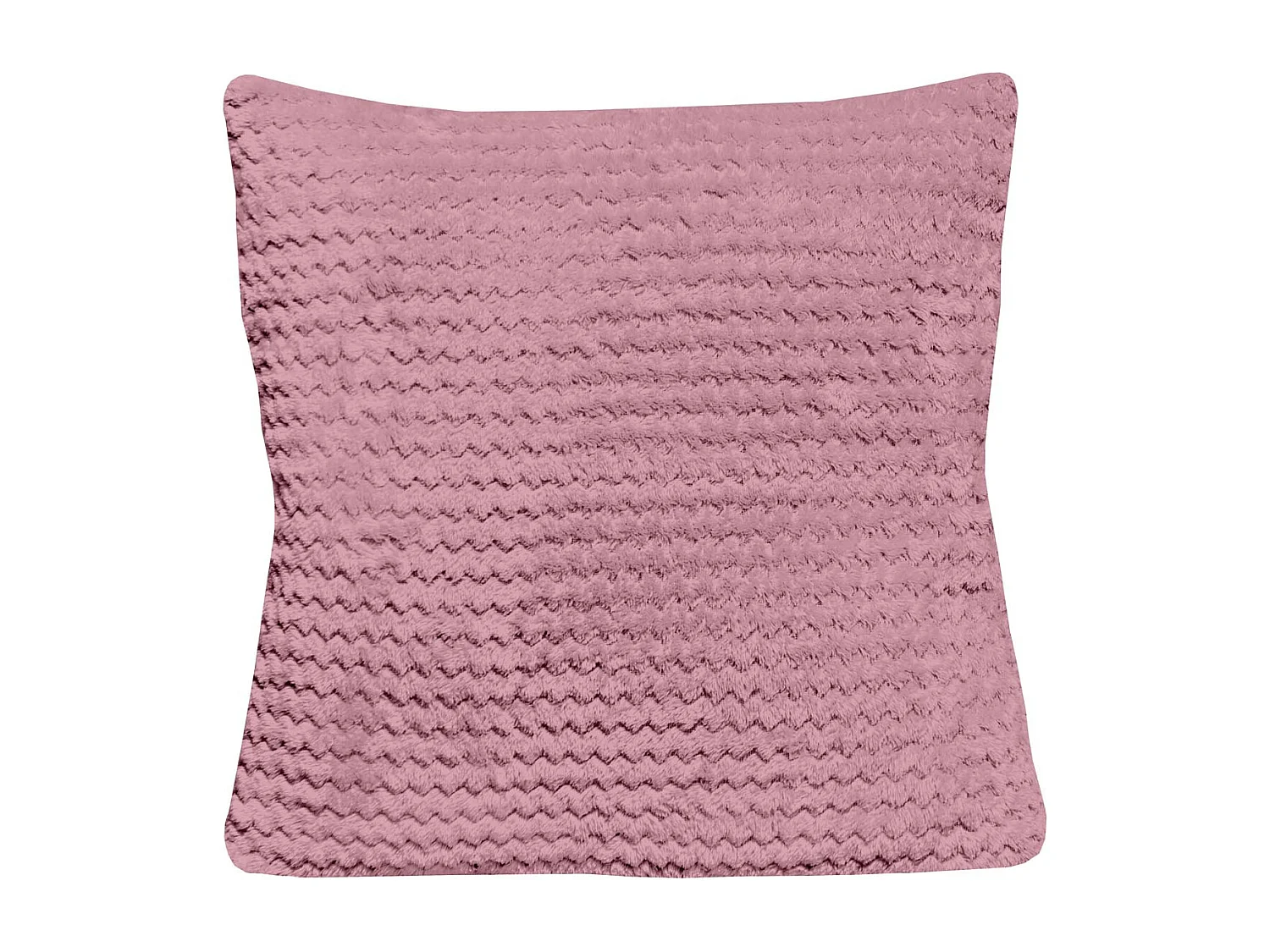 Coussin 45x45 cm COCOONING vieux rose, par Soleil d'Ocre