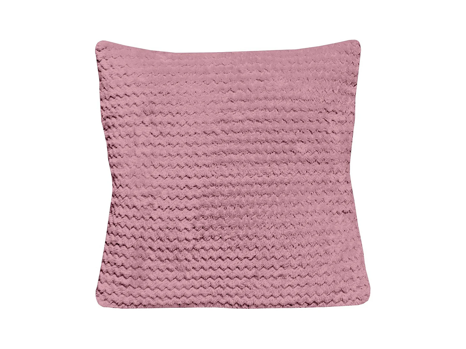 Coussin 45x45 cm COCOONING vieux rose, par Soleil d'Ocre