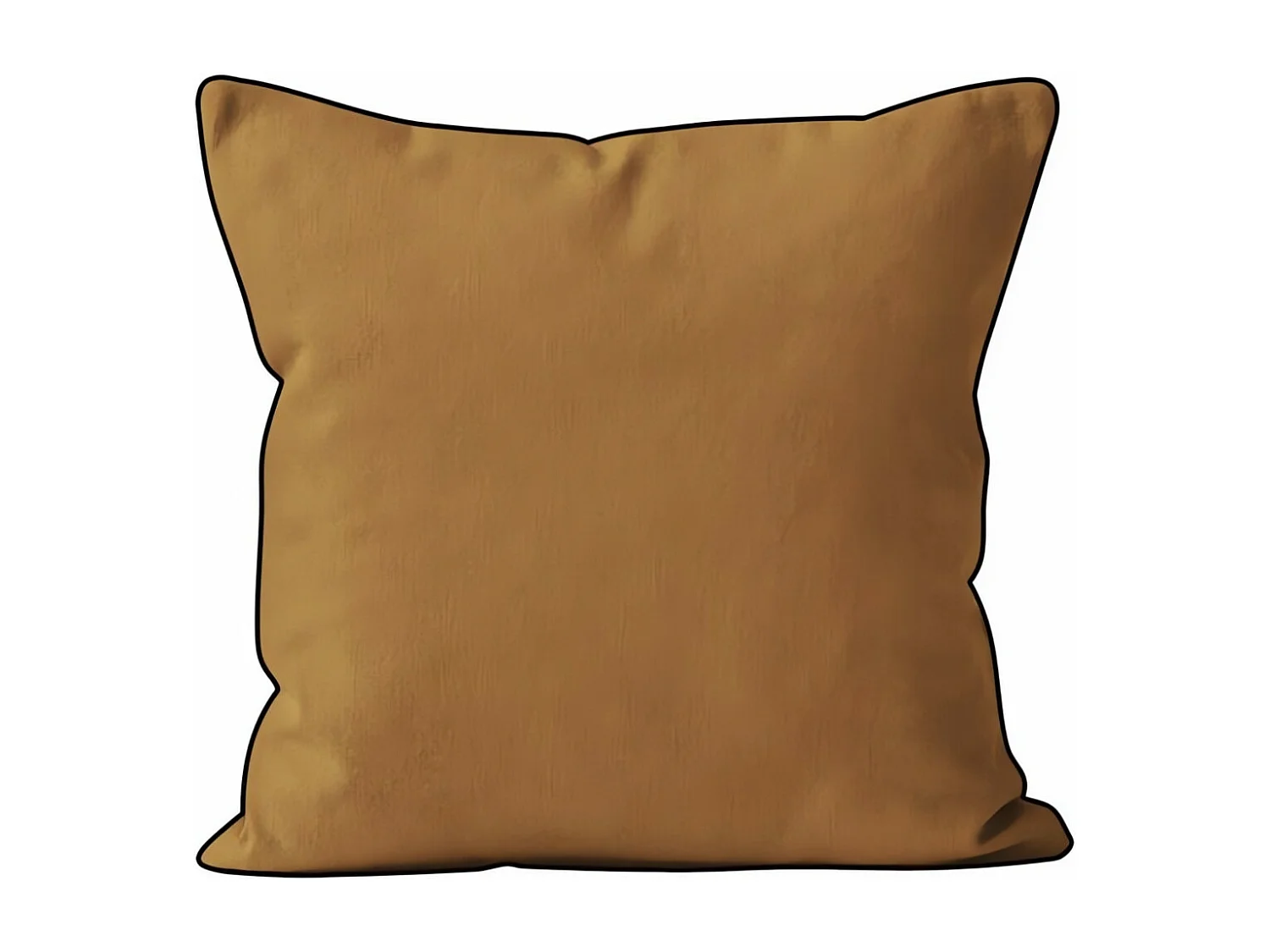 Coussin en microfibre lavée 60x60 cm BOHEME terra, par Soleil d'Ocre