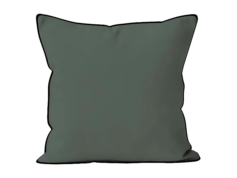 Cojín de microfibra lavada 40x40 cm verde BOHEME