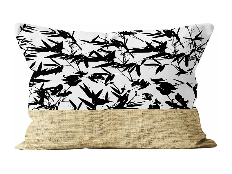 Coussin en coton 32x50 cm MAYLINE, par Soleil d'ocre