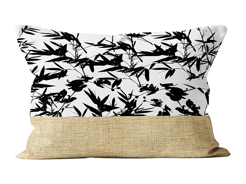 Coussin en coton 32x50 cm MAYLINE, par Soleil d'ocre