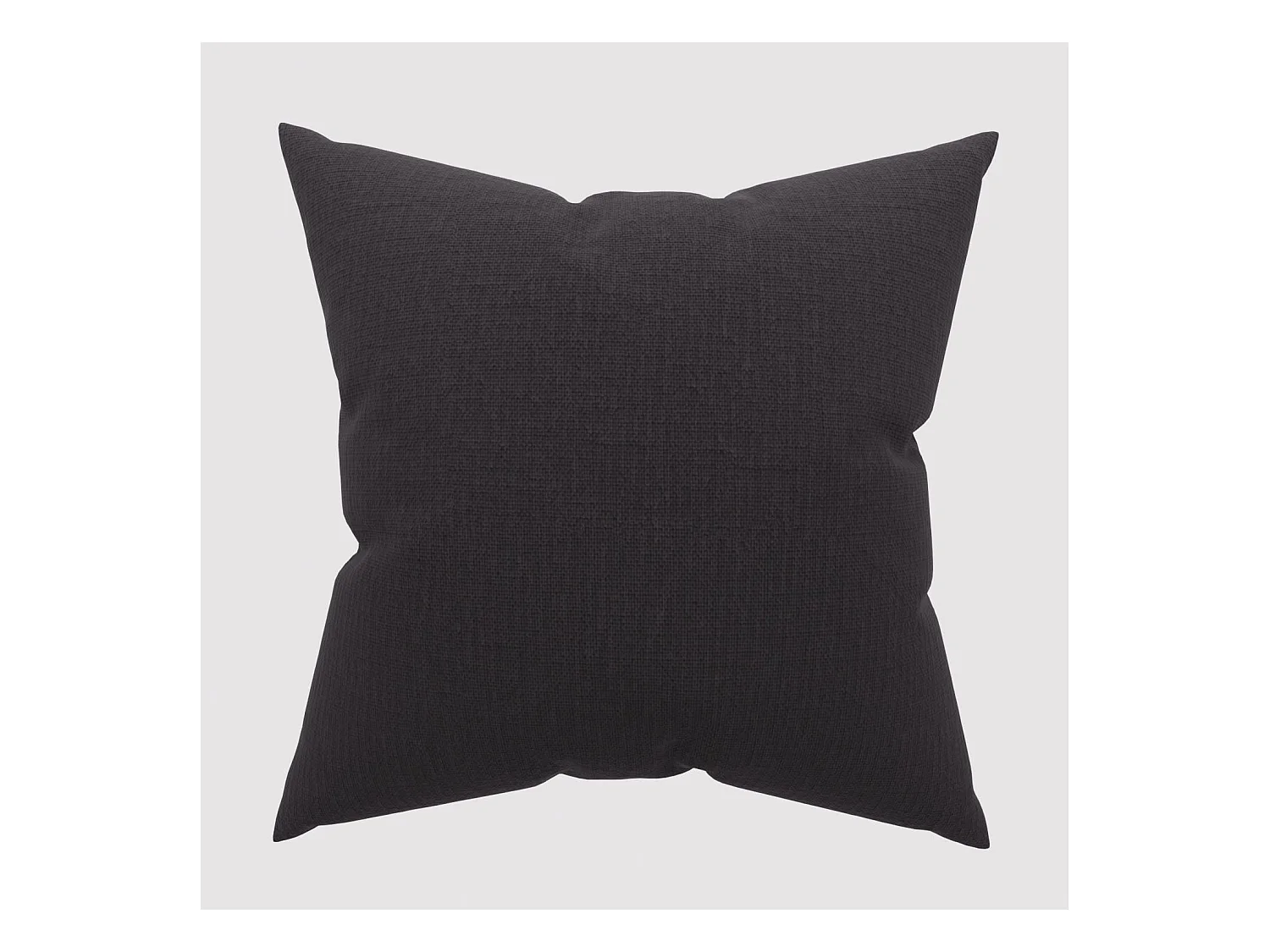 Coussin décoratif 45x45 cm Eclipse noir, par Soleil d'ocre