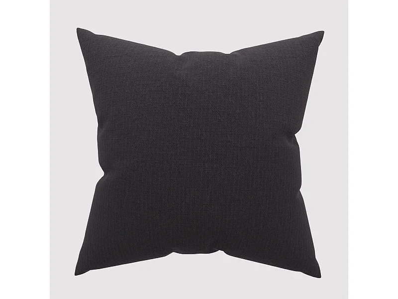 Coussin décoratif 45x45 cm Eclipse noir, par Soleil d'ocre