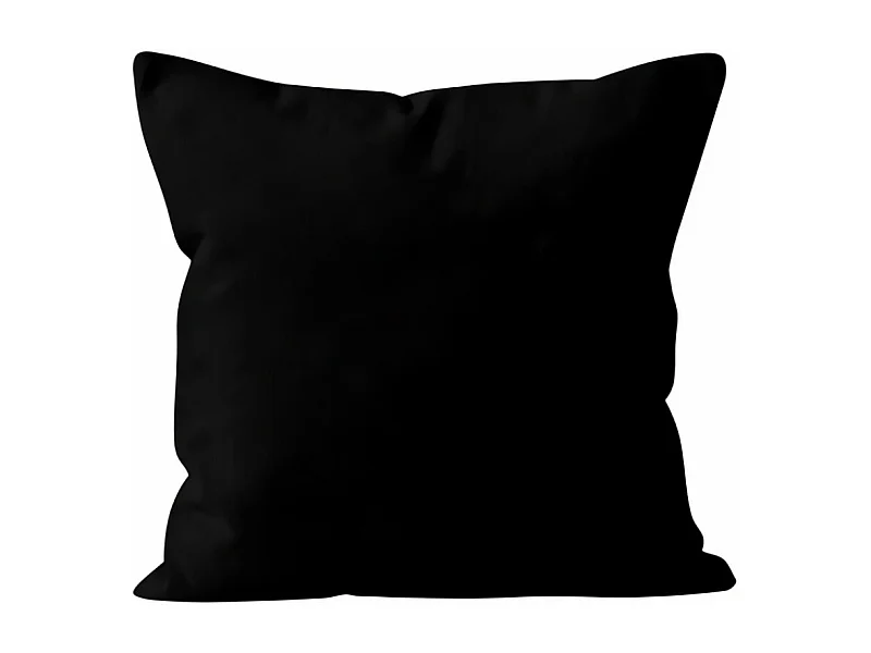 Coussin déhoussable 40x40 cm ALIX noir, par Soleil d'ocre