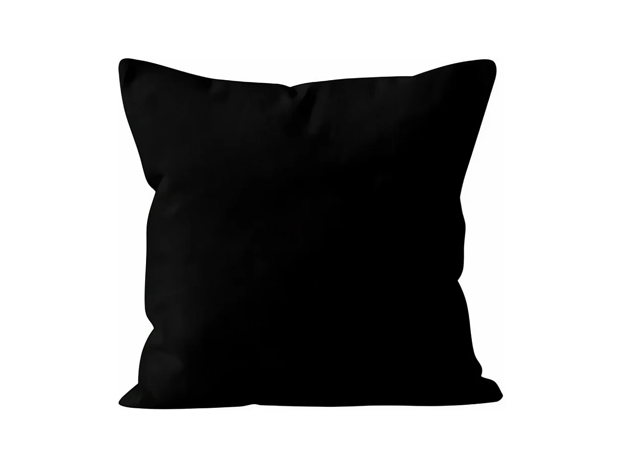 Coussin déhoussable 40x40 cm ALIX noir, par Soleil d'ocre