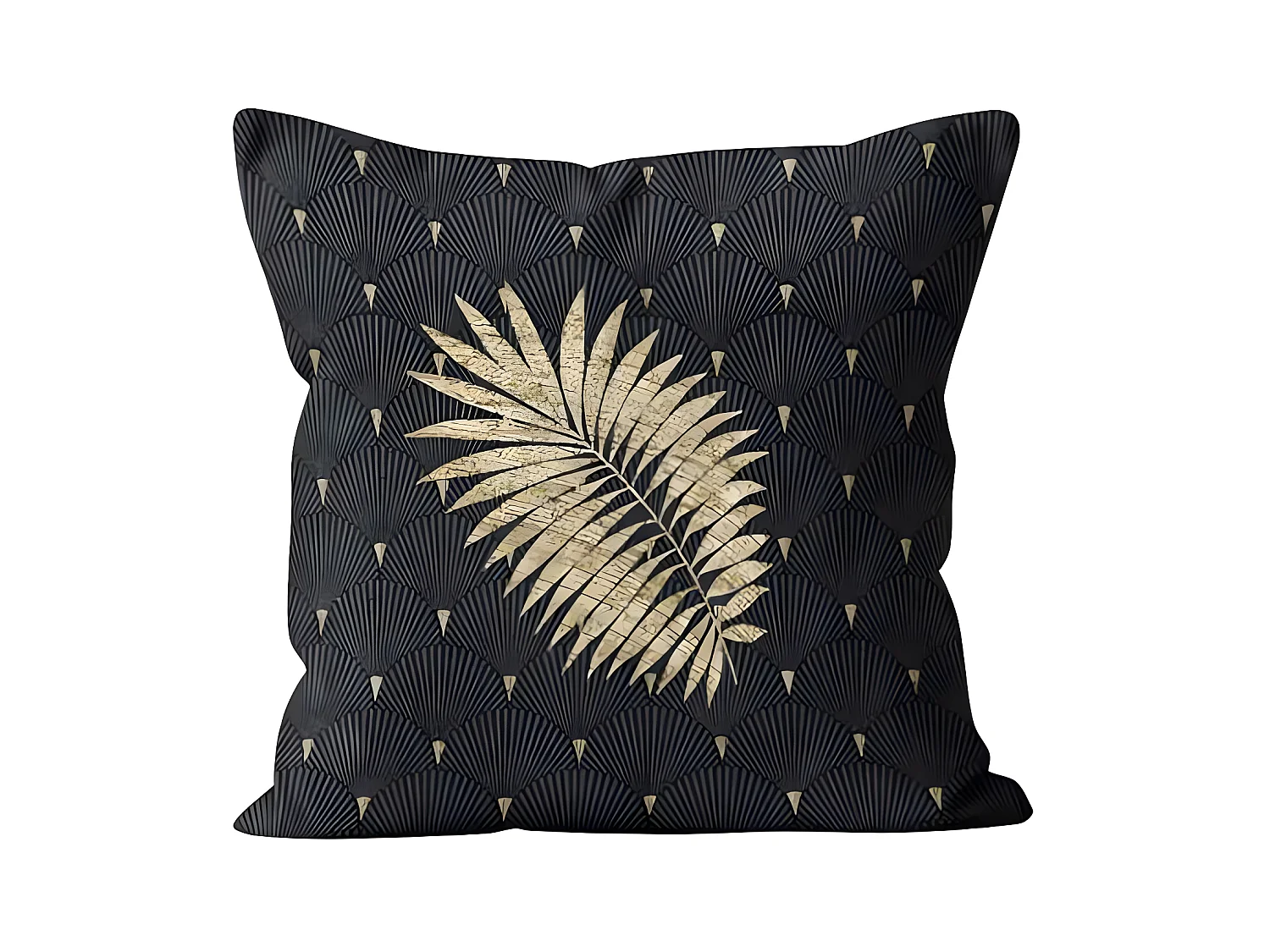 Coussin imprimé pur coton 45x45 cm ELEGANCE, par Soleil d'Ocre