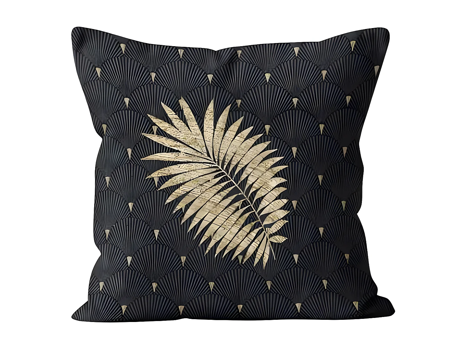 Coussin imprimé pur coton 45x45 cm ELEGANCE, par Soleil d'Ocre