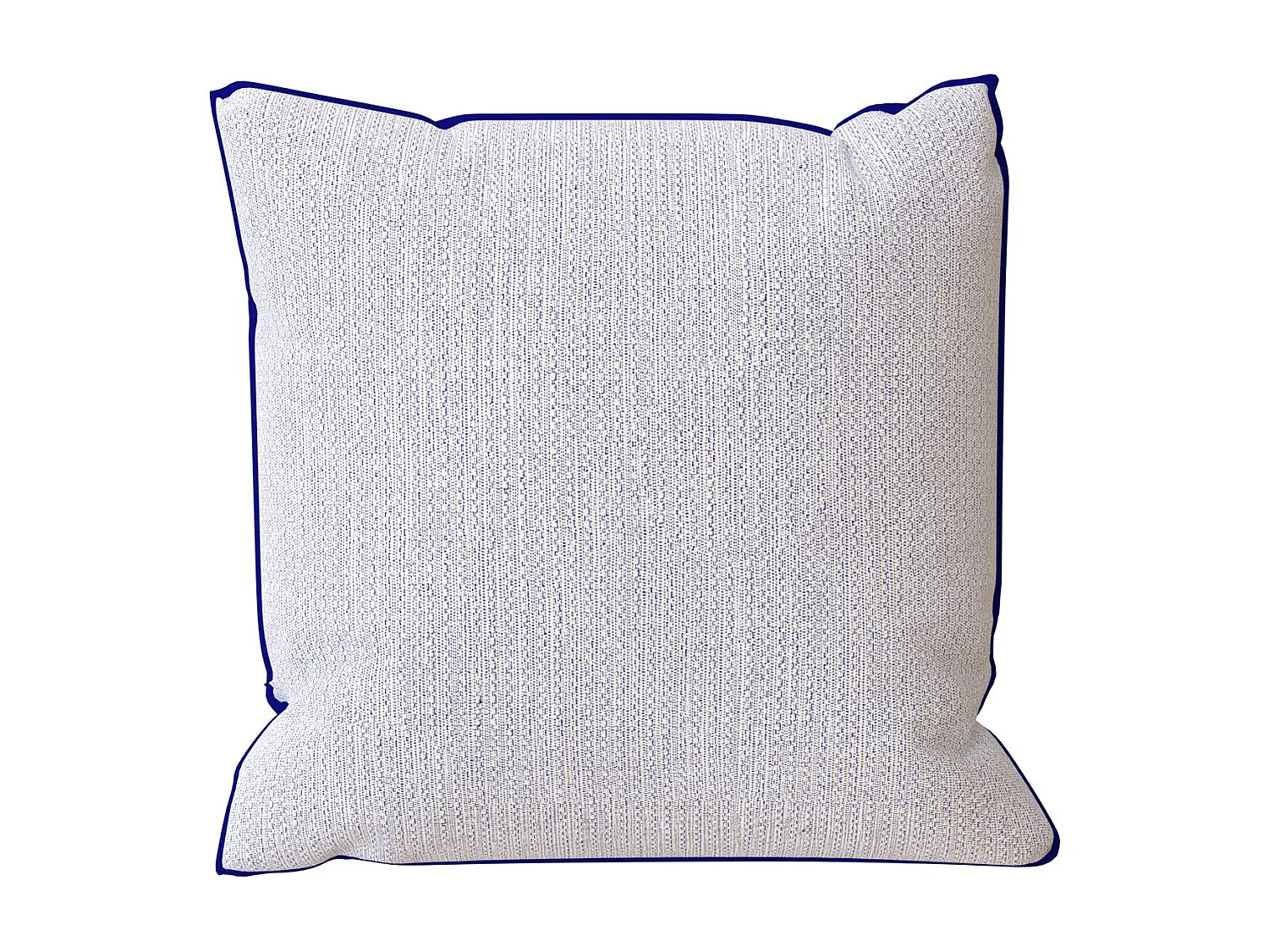 Cojín de algodón reciclado 40x40 cm PIERRE bleu, de Soleil d'Ocre