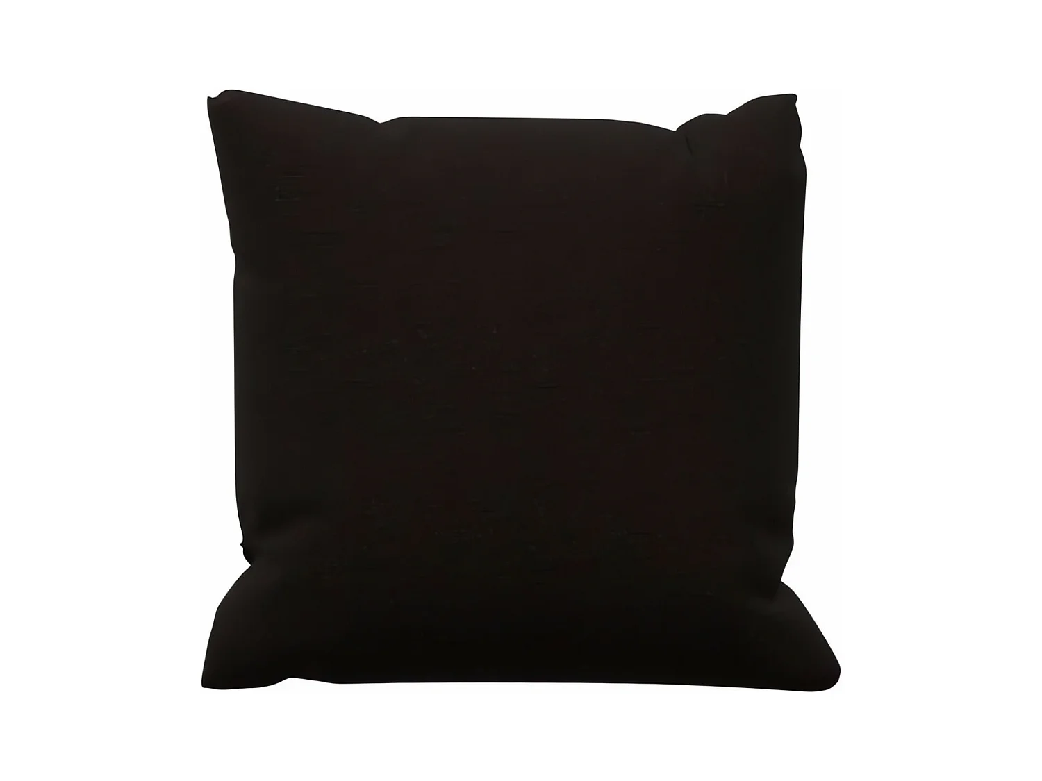 Coussin en coton 40x40 cm PANAMA noir, par Soleil d'Ocre
