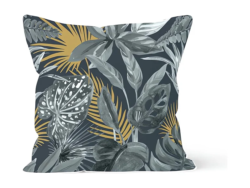 Coussin velours 40x40 cm TROPIC, par Soleil d'Ocre