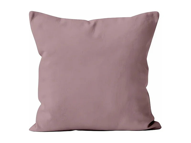 Coussin déhoussable 60x60 cm ALIX rose, par Soleil d'ocre