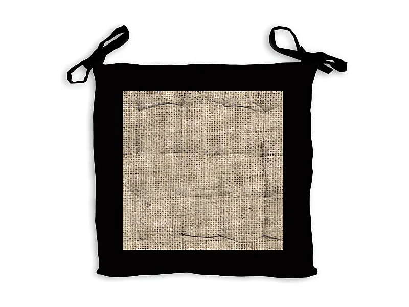 Cojin de silla de algodón lavado 40x40x5 cm YUTE